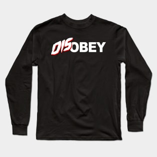 Disobey, black Long Sleeve T-Shirt